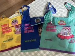 disney エコバッグ　3個セット