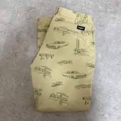 XLARGE エクストララージ　パターン柄チノパン　34サイズ カットオフ