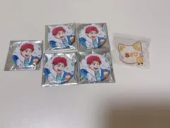 Free! 椎名旭 缶バッジ 4個セット - メルカリ