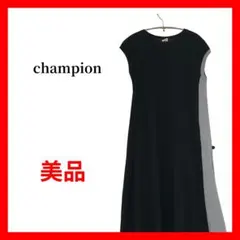 Champion ワンピース ノースリーブ ロング バイカラー B2224