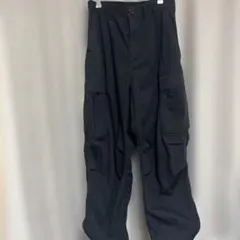 GU ジーユー メンズ カーゴパンツ ブラック