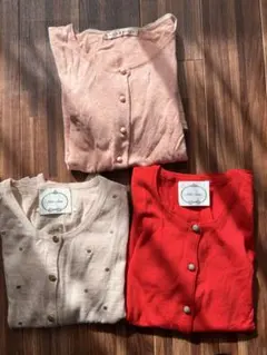 【値下げ】カーディガン 3点セット　non-sens child womanのサムネイル