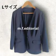 m.f.editorial ネイビー スーツ L　　セットアップ　ウォッシャブル