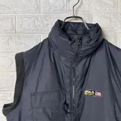 【リバーシブル】90s　ラルフローレンポロスポーツ　中綿ベスト【607】