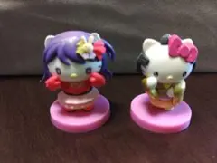 チョコエッグハローキティ マツケンand アイドル2体セット