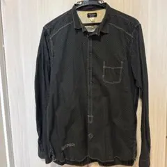 OLD JOE BRAND ウールシャツ ダークグレー 17 1/2 OLD JOE BRAND ウールシャツ ダークグレー 17 1/2 - メルカリ