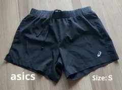 ASICS ブラック ショートパンツ Ｓサイズ