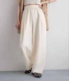 【新品未使用】LOWRYS FARM カットイージーコクーンパンツ２