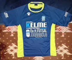 KELME フットサルシャツ ブルー イエローのサムネイル