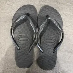 ハワイアナス havaianas ビーチサンダル ブラック 35-36のサムネイル