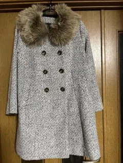 明日まで値下げ！✨美品✨Heaher ヘザー　3WAY ダブルブレスト　コート