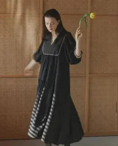 ollun volume bicolor one piece S オルン ollun volume bicolor one piece オルン ボリュームバイカラー