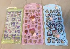 ちいかわ・サンリオボンボンドロップシール3枚セット