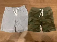 babyGap 半ズボン 2枚セット ストライプ　迷彩