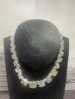 クリスタルビーズ ネックレス