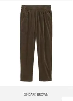 コーデュロイシェフパンツ　綿100%　イージーパンツ　ワイドパンツ　美品　細畝