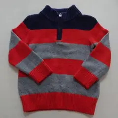 ハーフジップ トップス