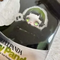 SKULLPANDA Lazy Panda ぬいぐるみペンダント スカルパンダ