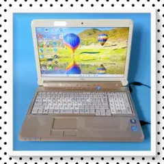 ✨設定済ですぐに使えるカメラ付ノートパソコン✨お家用✨メモリ8GBSSDで快適♪のサムネイル
