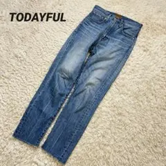 TODAYFUL トゥデイフル ハイウエスト デニム カットオフ アンクル 加工のサムネイル