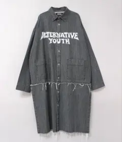 《タグ付き新品》RNA デニム ロングシャツ ALTERNATIVE YOUTHのサムネイル