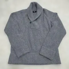 Calvin Klein グレー　襟付きニット　アンゴラ　セーター　Mのサムネイル