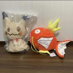 ポケモン一番くじ Ａ賞 ミミッキュ ぬいぐるみ・コイキング ２点セット