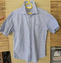 Eddie Bauer 半袖チェックシャツ Lサイズ