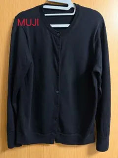 MUJI 無印良品 クルーネックカーディガン ニットXL