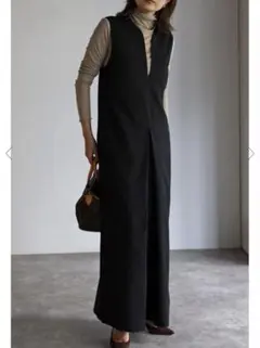 Bonjour Sagan ディープVネックオールインワン　フォーマル入園　入学