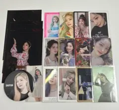 TWICE ダヒョン トレカ、ポストカード、缶バッジセット