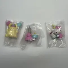 sanrio みんなでお祝いフィギュア ガチャガチャ 3点セット