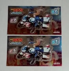 名探偵コナン ハイウェイの堕天使 ステッカー 2枚セット 未来屋書店