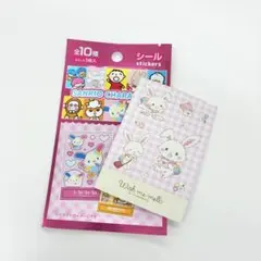 セリア　サンリオなつかしキャラクターズ　シール　ウィッシュミーメル