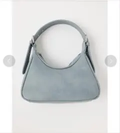 MOUSSY EYELET ROUND ハンドバッグ サックスブルーのサムネイル