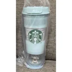 スタバ ジェラピケ ベアスノードームボーダータンブラー ミントグリーン355ml