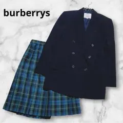希少⭐️バーバリーズ　スクールスタイル　セットアップ　ダブルブレスト　フレア　S