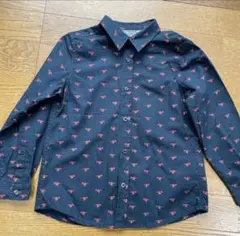 ⭐︎美品⭐︎bonpointギャルソンシャツ6a 長袖　ネイビー