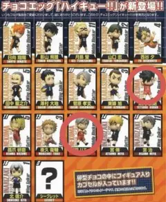 ハイキューチョコエッグ 黒尾 リエーフ