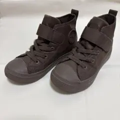 converse オールスター レザー調　ハイカットスニーカー　19cm