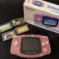 動作確認済　ゲームボーイアドバンス ミルキーピンク