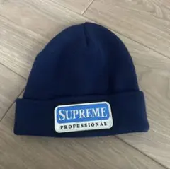 Supreme ネイビー ビーニー