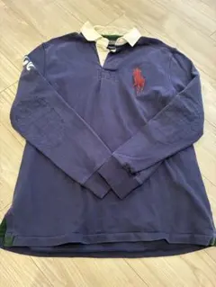 Polo Ralph Lauren ネイビー 長袖ポロシャツ M