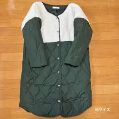 キルティングジャケットアイボリー