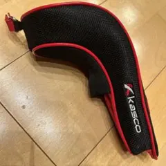 Kasco ユーティリティ用ヘッドカバー ブラック/レッド 44