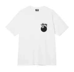 【新品✨️未使用】Stussy ホワイト Tシャツ XL 8ボール バックプリント