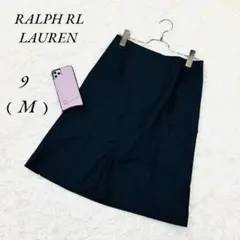 《ラルフローレン》タイトスカート/ウール カシミア/黒/通勤/OL/シンプル/Mのサムネイル
