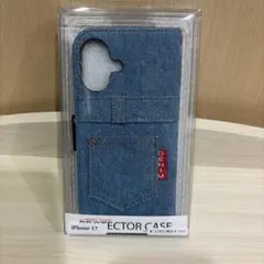 週末限定‼️新品未使用　iPhone17ケース （手帳型） デニム生地