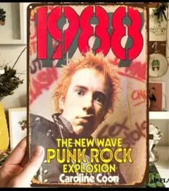 【輸入品】ブリキ看板/New Wave Punk Rock Explosion