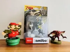amiibo 3体セット　ウルフリンク・マリオ・ボコブリン